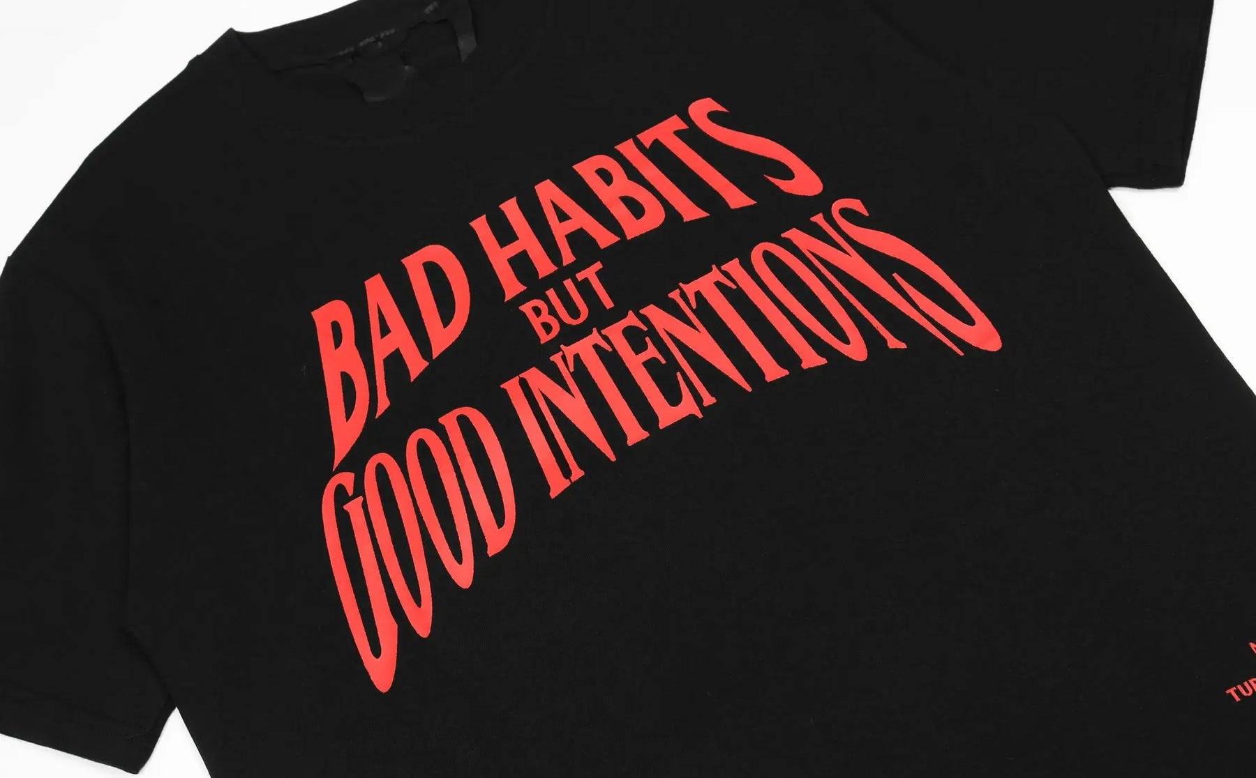 CAMISETA VLONE X TRAVIS SCOTT "GOOD INTENTIONS"