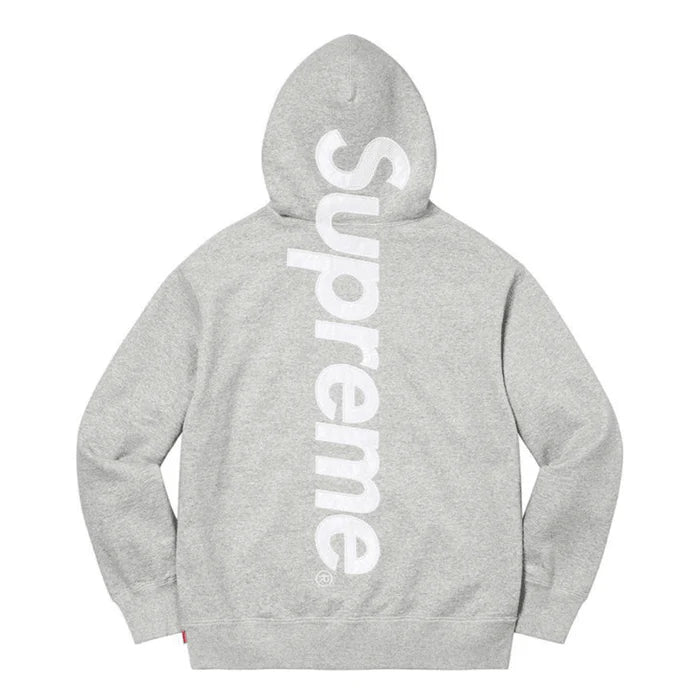 MOLETOM SUPREME SATIN APPLIQUÉ “GRAY”
