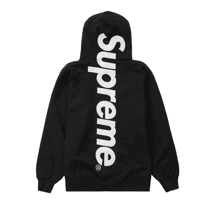 MOLETOM SUPREME SATIN APPLIQUÉ “BLACK”
