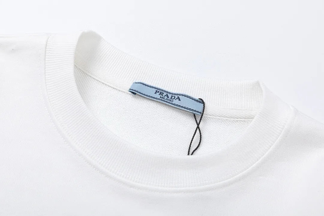 MOLETOM PRADA CREWNECK WHITE