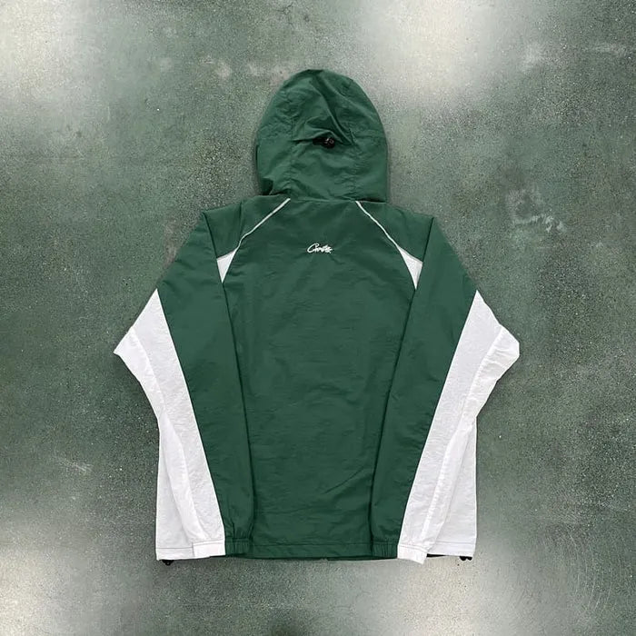 JAQUETA CORTA VENTO CORTEIZ "GREEN AND WHITE"