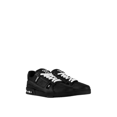 TÊNIS LOUIS VUITTON TRAINER LOW MONOGRAM “BLACK”