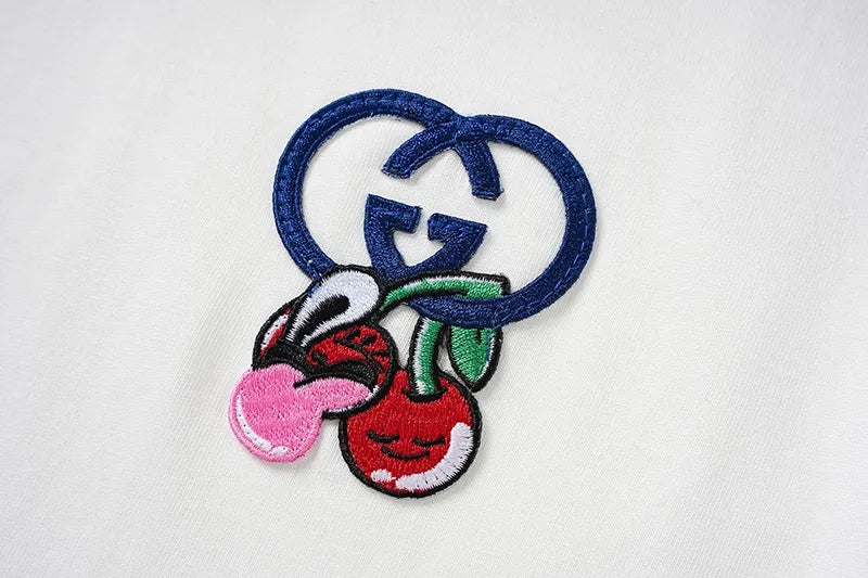 CAMISETA GUCCI CHERRY LOGO WHITE