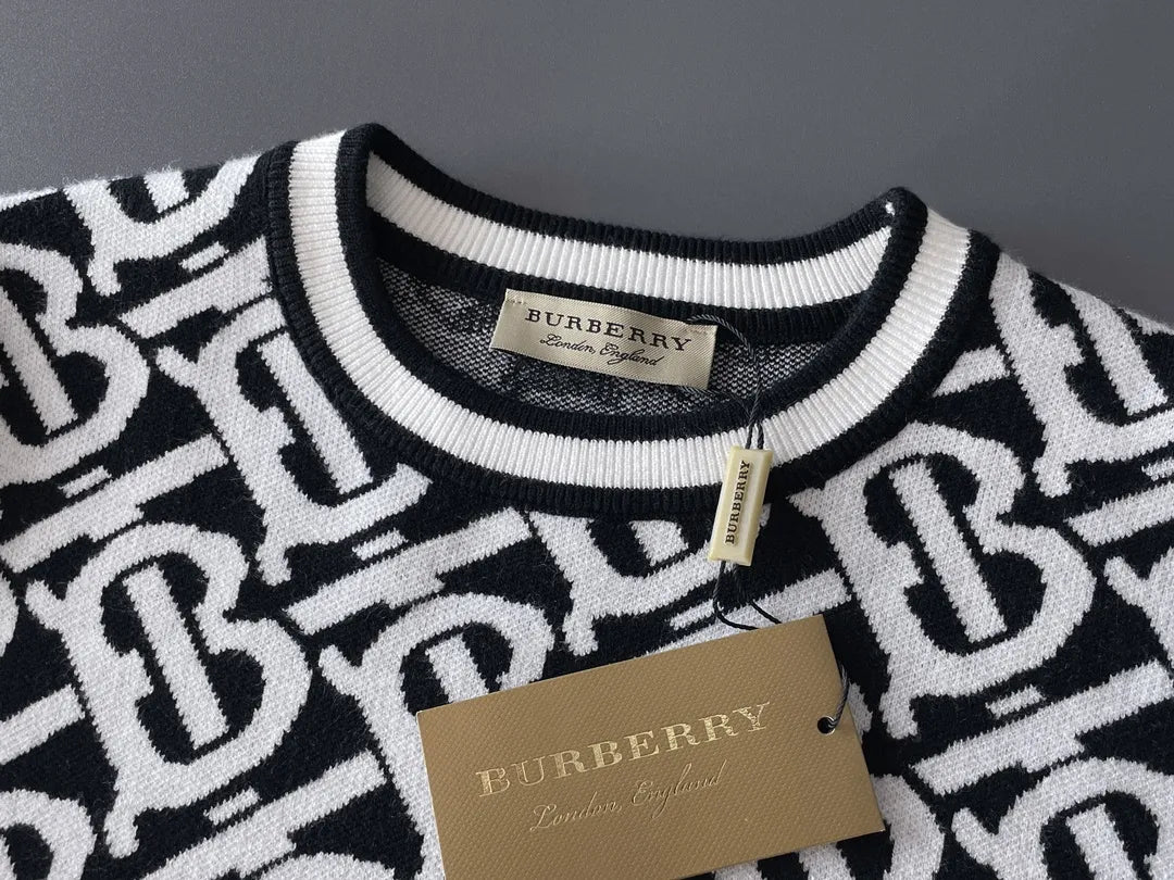 SUÉTER BURBERRY MONOGRAM TB ALL OVER