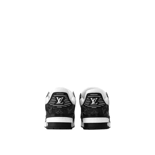 TÊNIS LOUIS VUITTON TRAINER LOW DENIM NOIR