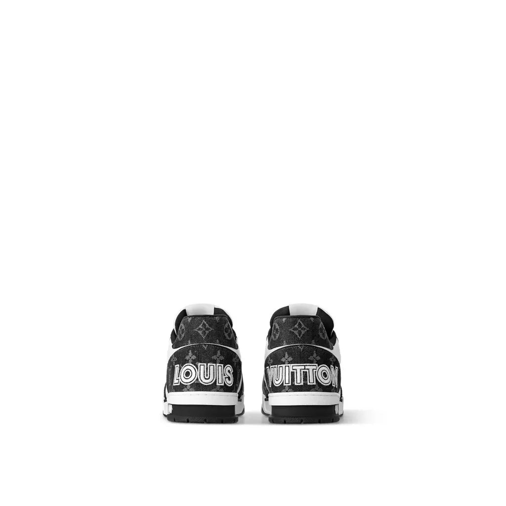 TÊNIS LOUIS VUITTON TRAINER “BLACK/WHITE MESH”