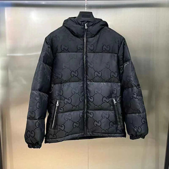 JAQUETA GUCCI GG CANVAS JUMBO PUFFER “BLACK”