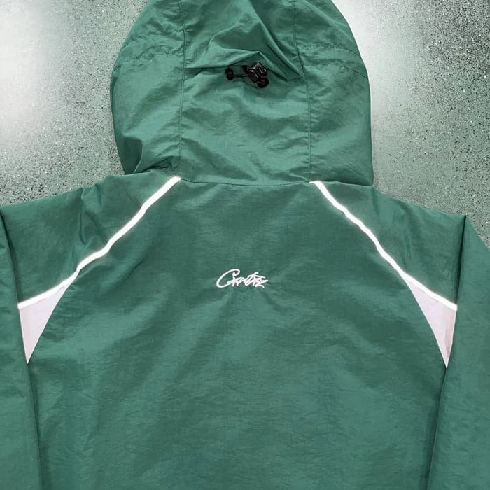 JAQUETA CORTA VENTO CORTEIZ "GREEN AND WHITE"