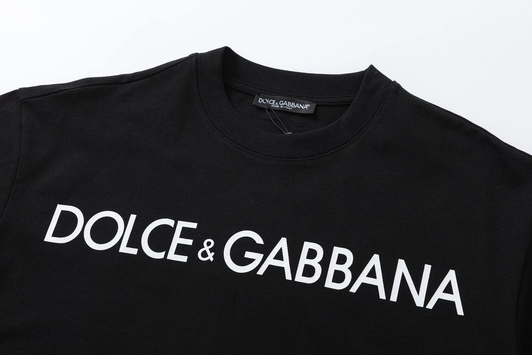 CAMISETA DOLCE & GABBANA LOGO BLACK
