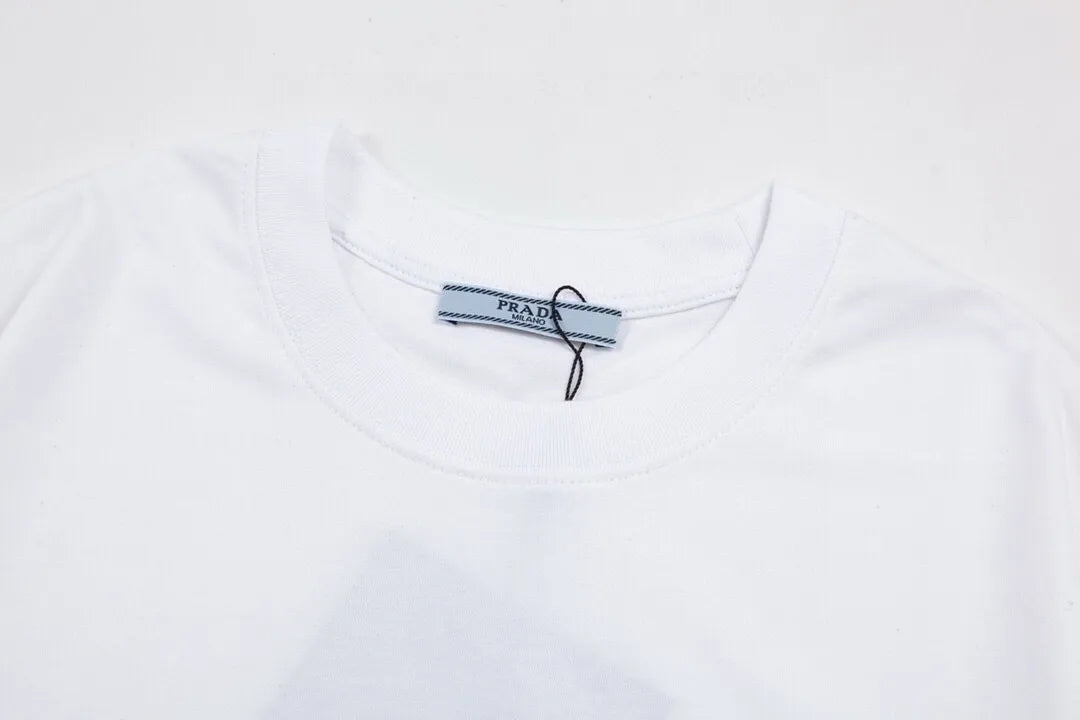 CAMISETA PRADA TRIANGLE WHITE