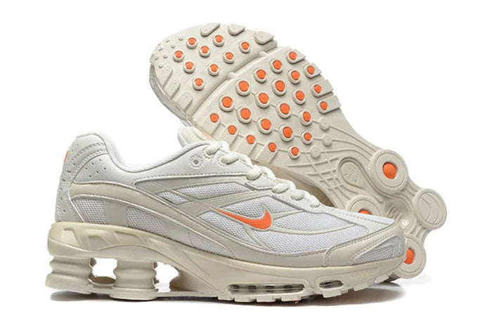 TÊNIS NIKE SHOX RIDE 2 LIGHT BONE TURF “ORANGE”