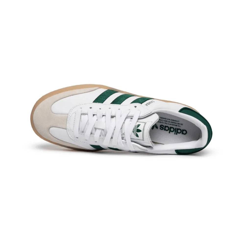 TÊNIS ADIDAS SAMBA CLOUD WHITE COLLEGIATE GREEN