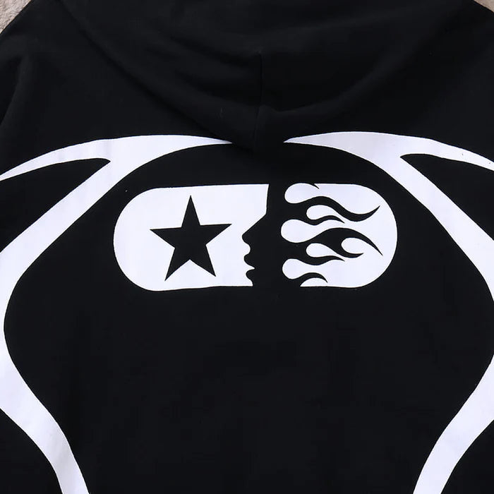 MOLETOM HELLSTAR SPORTS JET BLACK