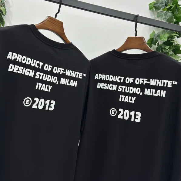 CAMISETA OFF-WHITE CRYSTAL LOGO