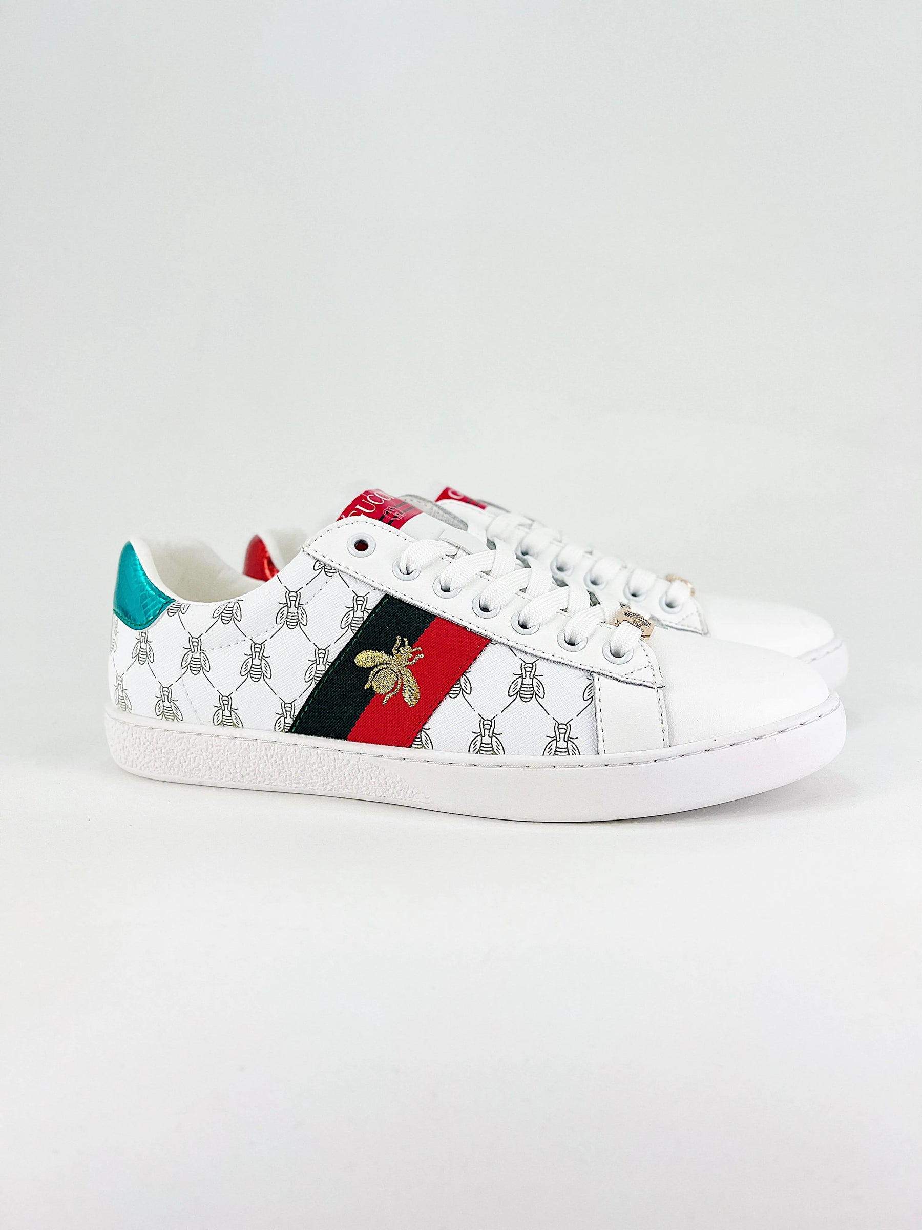TÊNIS GUCCI ACE BEE WHITE