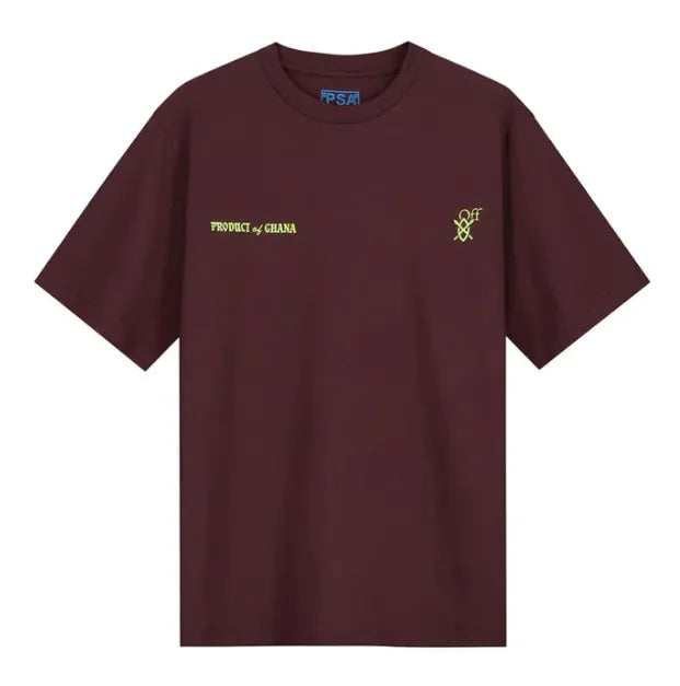 CAMISETA OFF-WHITE X DAILY PAPER X SURF GHANA "RED"