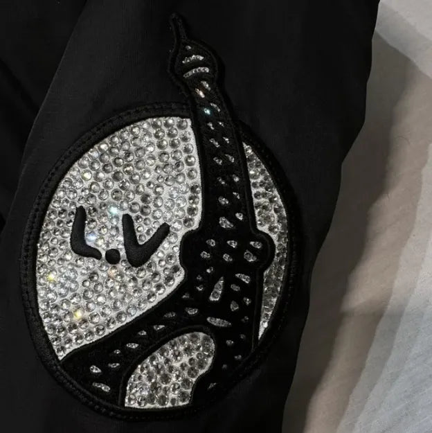 JAQUETA LOUIS VUITTON 'LV LOVERS' NYLON CRYSTAL BASEBALL