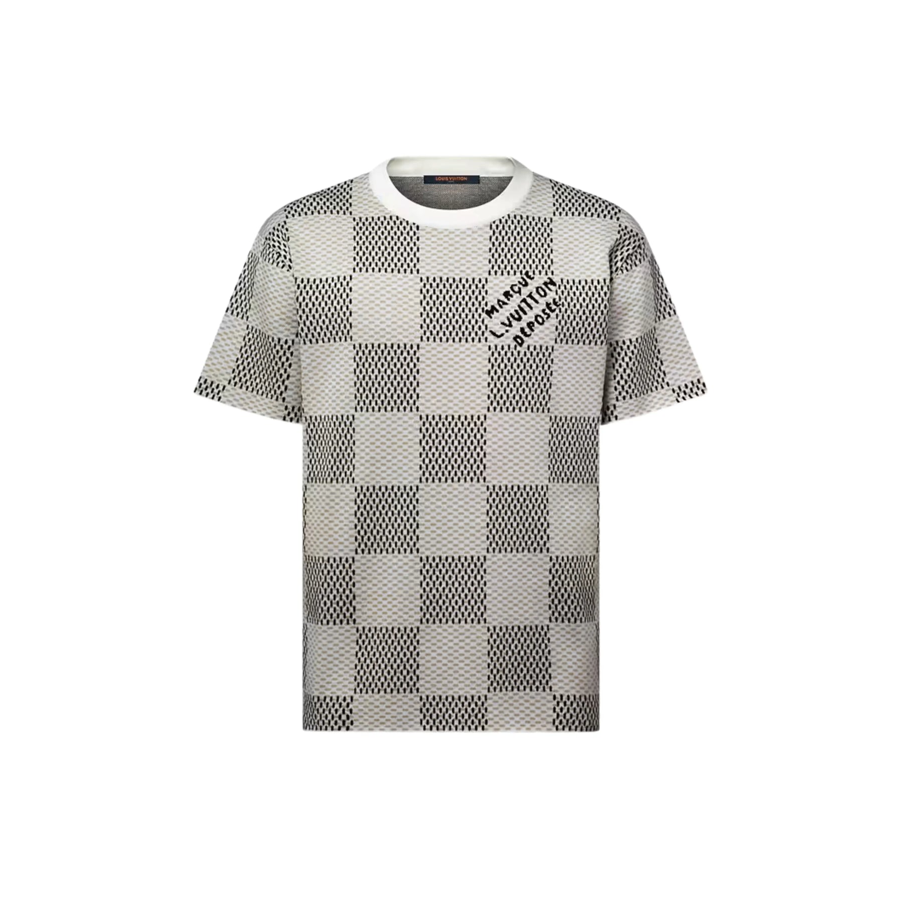 CAMISETA LOUIS VUITTON WHITE CHECKERED STREETWEAR