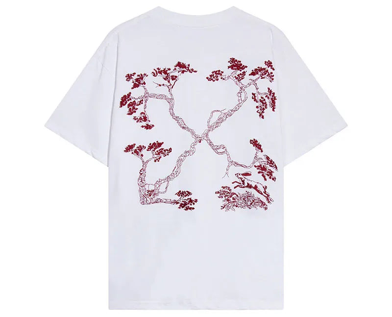 CAMISETA OFF WHITE CHERRY TREE