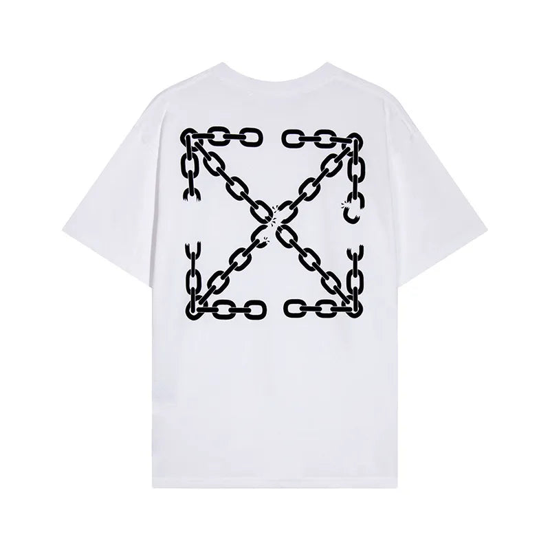 CAMISETA OFF WHITE CHAIN