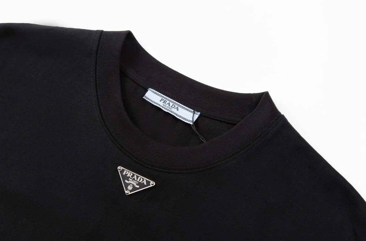 CAMISETA PRADA BLACK LOGO