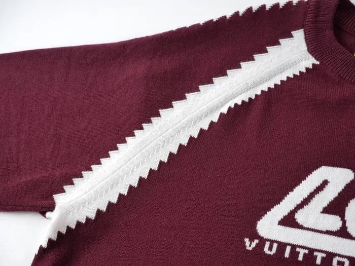CAMISETA LOUIS VUITTON SHORT-SLEEVED COTTON INTARSIA CREWNECK