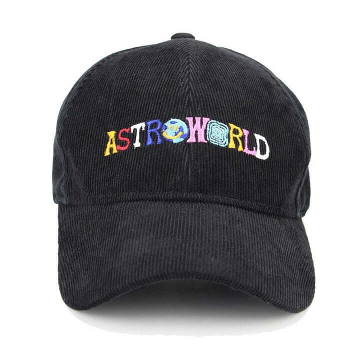 BONÉ STRAPBACK ASTROWORLD BLACK