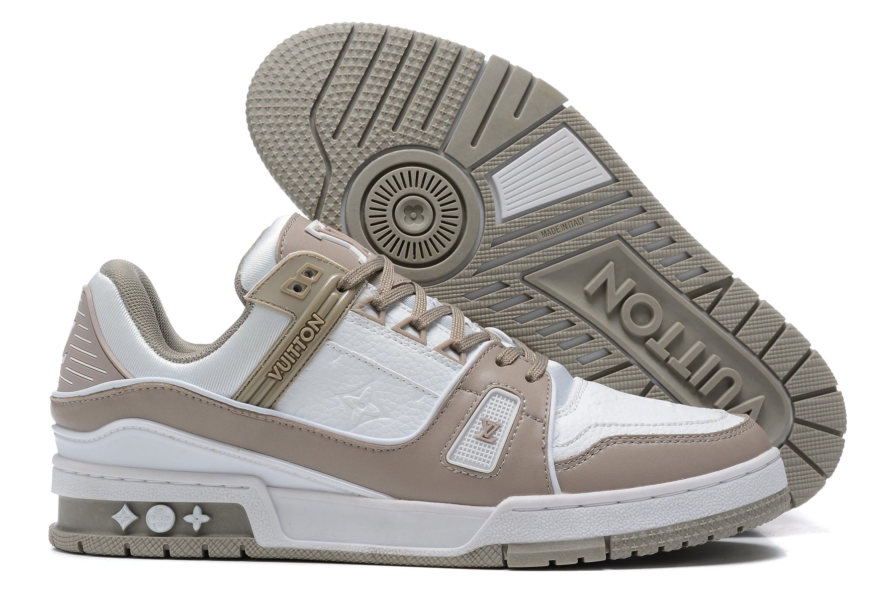 TÊNIS LOUIS VUITTON TRAINER BEIGE