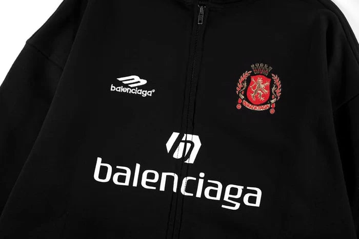 MOLETOM BALENCIAGA PARIS SOCCER PRETO