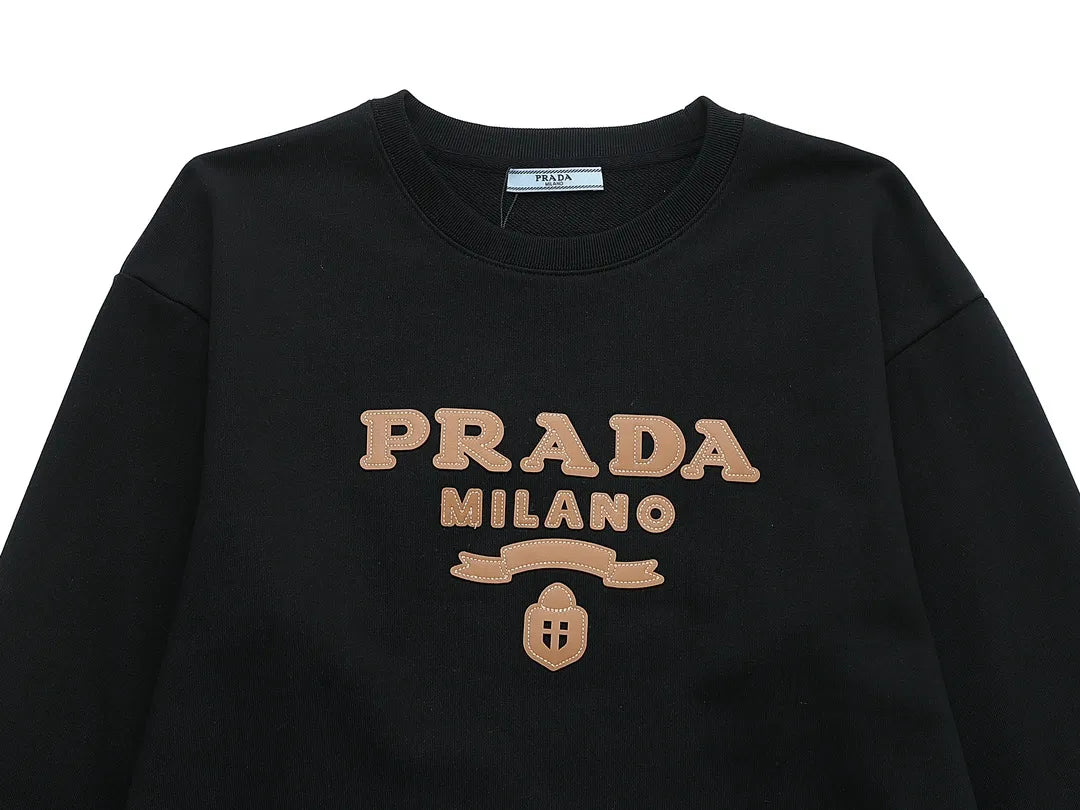 MOLETOM PRADA MILANO BLACK