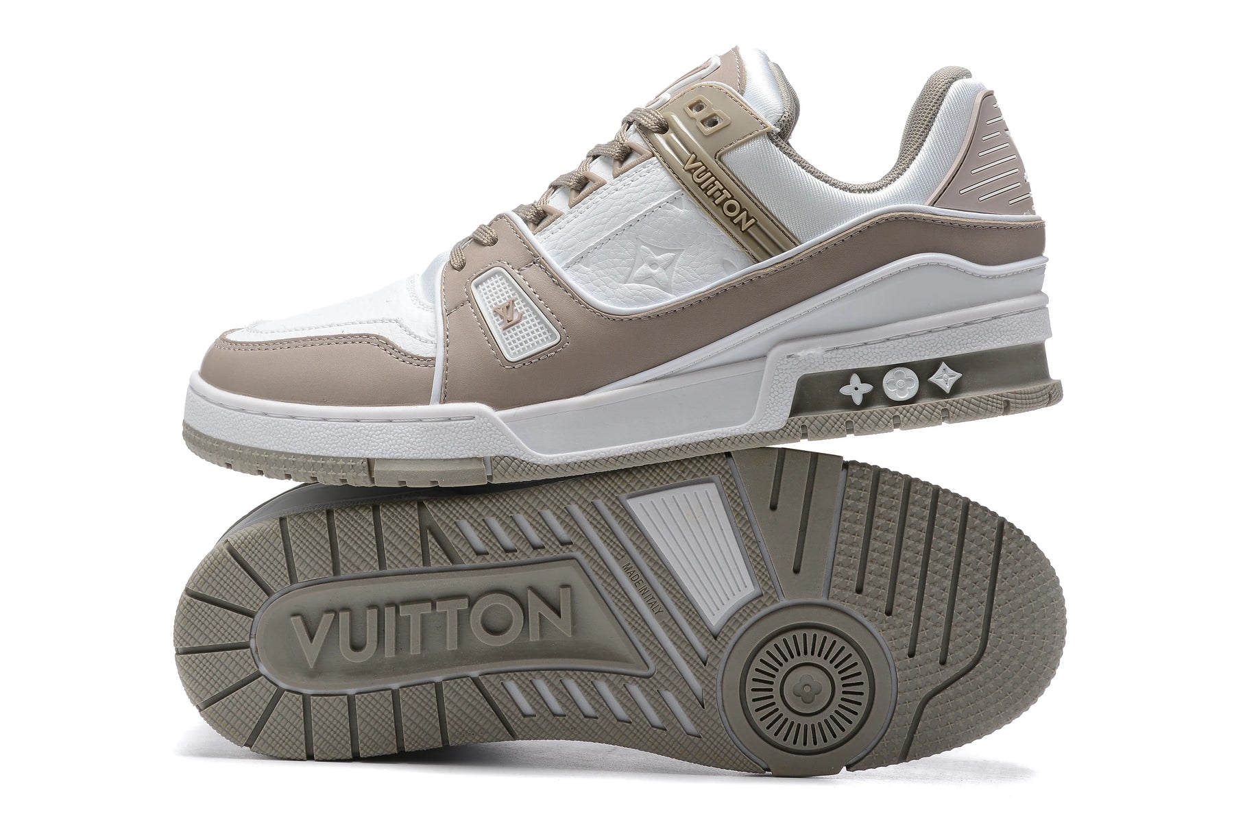 TÊNIS LOUIS VUITTON TRAINER BEIGE