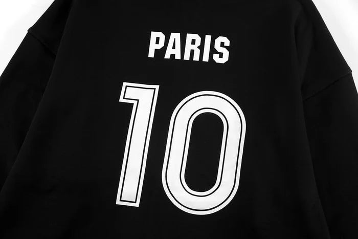 MOLETOM BALENCIAGA PARIS SOCCER PRETO