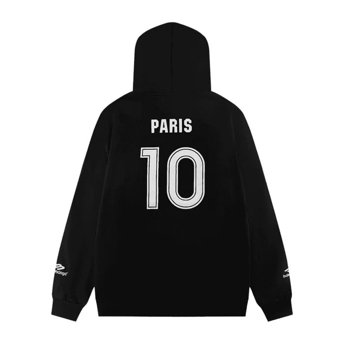 MOLETOM BALENCIAGA PARIS SOCCER PRETO