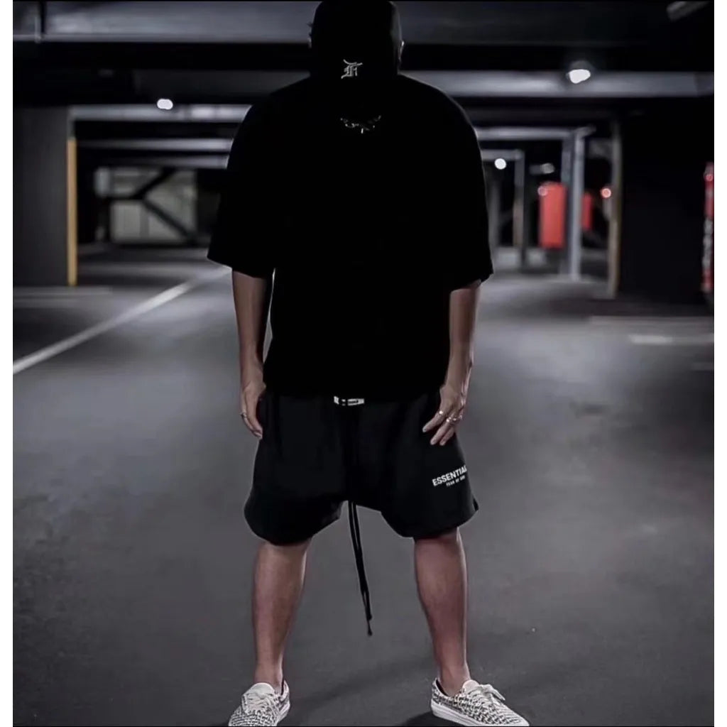 BERMUDA FEAR OF GOD ESSENTIALS BLACK