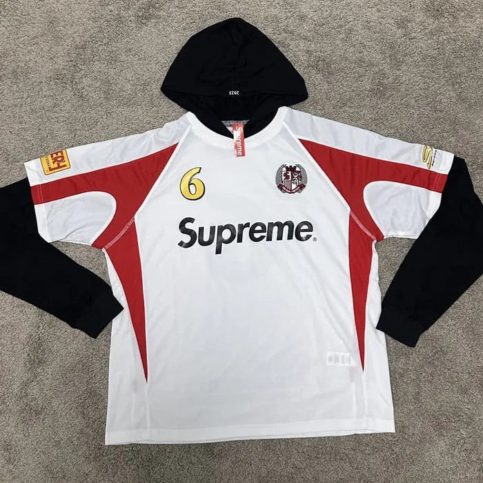 CONJUNTO SUPREME HOODED SOCCER “WHITE”