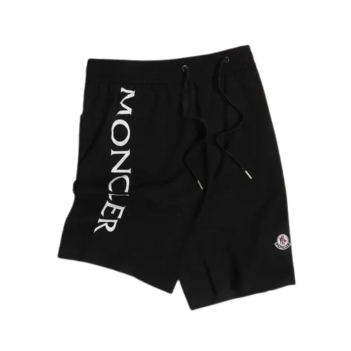 BERMUDA MONCLER BLACK LOGO