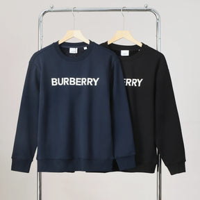 MOLETOM BURBERRY LOGO NAVY