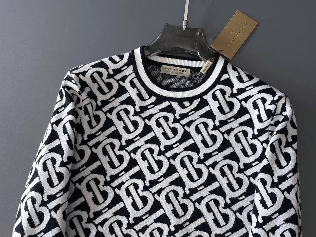 SUÉTER BURBERRY MONOGRAM TB ALL OVER