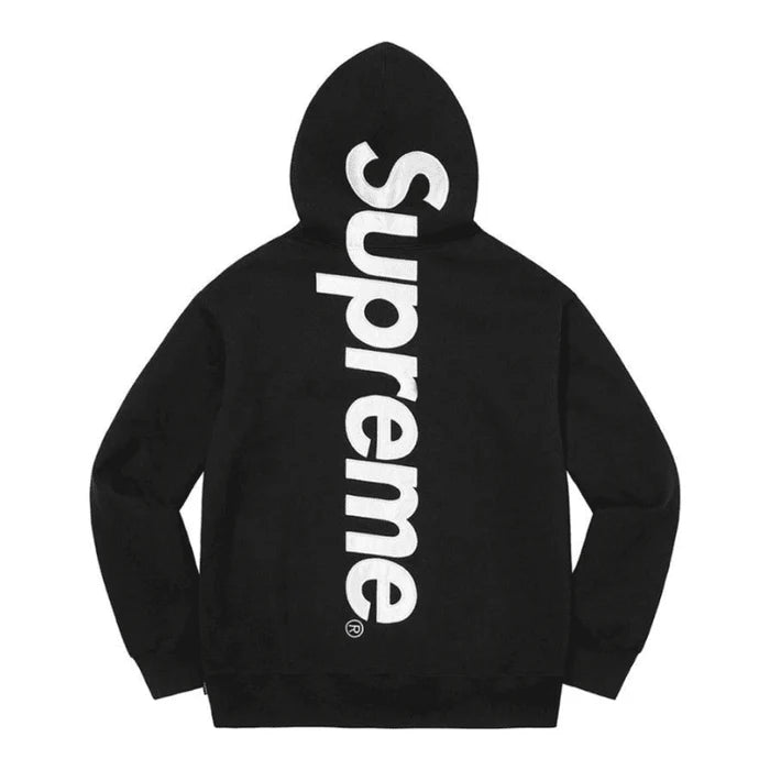 MOLETOM SUPREME SATIN APPLIQUÉ “BLACK”