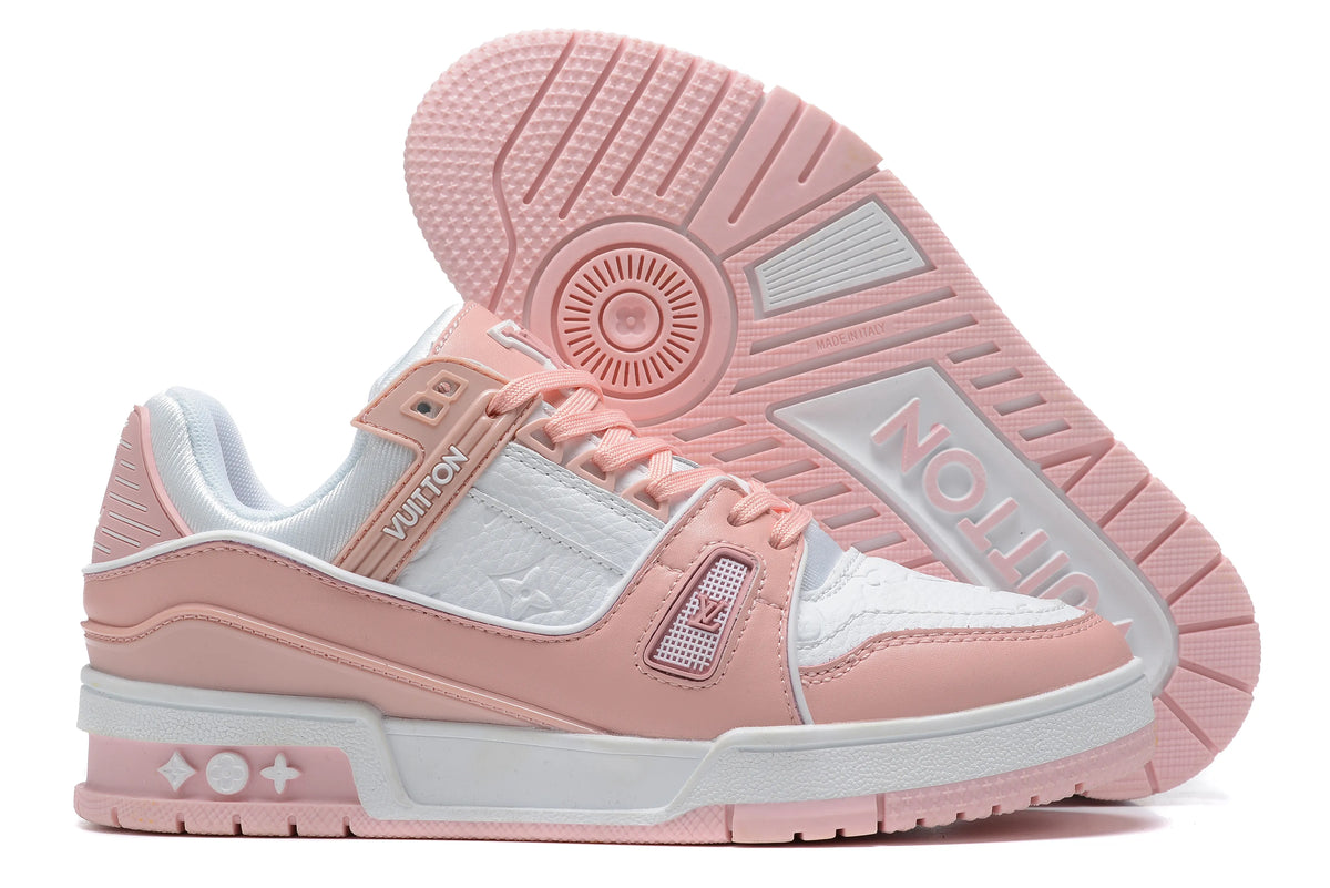 TÊNIS LOUIS VUITTON TRAINER SNEAKER PINK