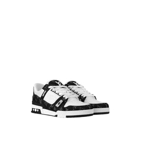 TÊNIS LOUIS VUITTON TRAINER LOW DENIM NOIR