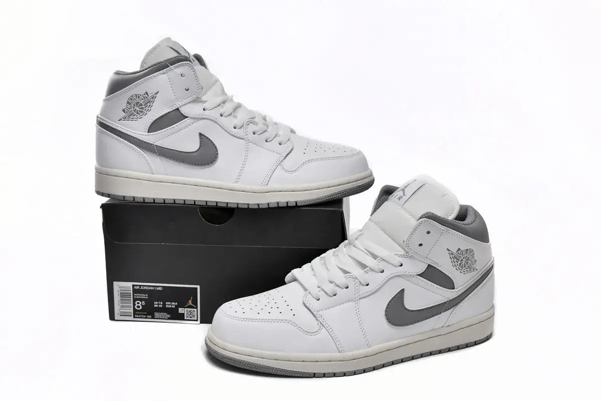 TÊNIS NIKE AIR JORDAN 1 MID GRAY
