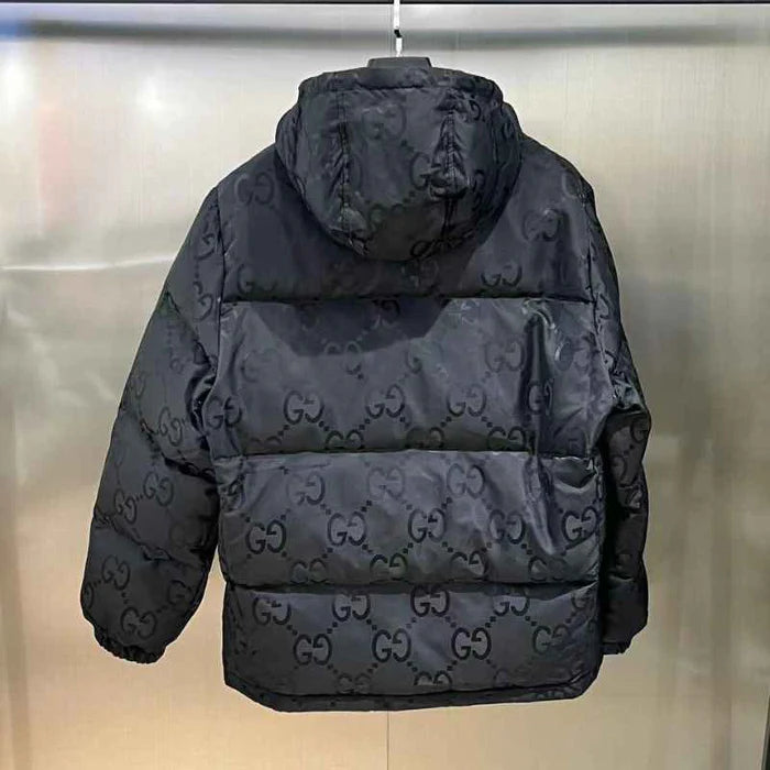 JAQUETA GUCCI GG CANVAS JUMBO PUFFER “BLACK”