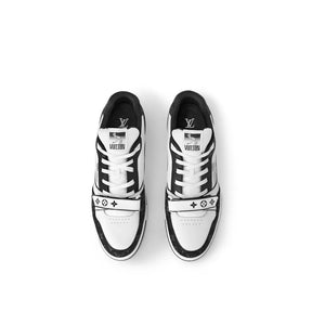 TÊNIS LOUIS VUITTON TRAINER “BLACK/WHITE MESH”
