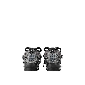 TÊNIS LOUIS VUITTON SKAR BLACK SWAROVSKI MONOGRAM