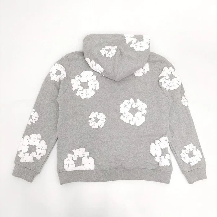 MOLETOM DENIM TEARS THE COTTON WREATH GREY