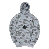 MOLETOM CAMUFLADO BAPE WHITE LOGO