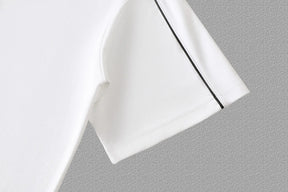 CAMISETA GUCCI LOGO STRIPE WHITE