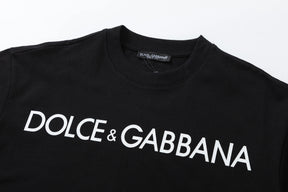 CAMISETA DOLCE & GABBANA LOGO BLACK