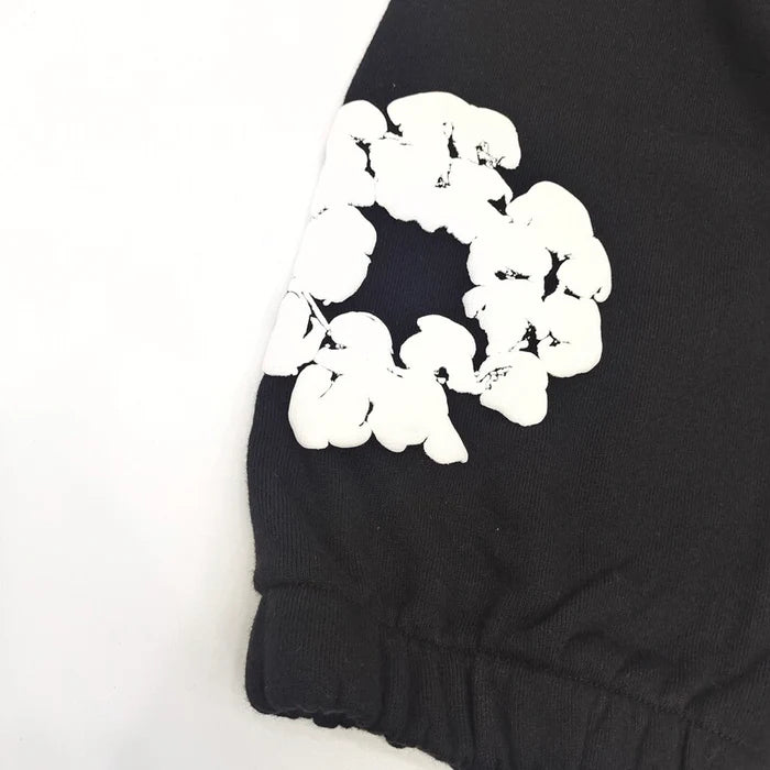 CALÇA DENIM TEARS THE COTTON WREATH BLACK